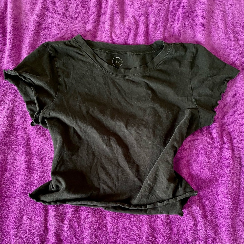 Urban Rebel Black Women's Crop Top